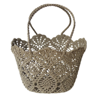 CEANNIS Daisy Crochet Basket Sunflower