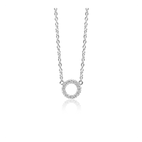 SIF JAKOBS Biella kaulakoru Rhodium sterling silver 925