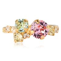 CAROLINE SVEDBOM Stardust sormus Pastel combo / gold