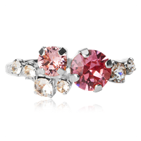 CAROLINE SVEDBOM Stardust sormus Rose combo / rhodium