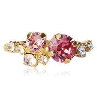 CAROLINE SVEDBOM Stardust ring Rose combo / gold