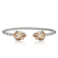 CAROLINE SVEDBOM Mini Drop rannekoru Silk / rhodium