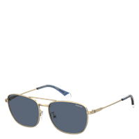POLAROID Solbriller Gold Metal, grey lenses