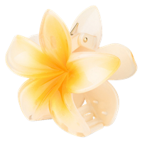 SUI AVA Plumeria Hawaii Big hårklemme Light Yellow