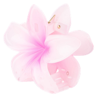 SUI AVA Plumeria Hawaii Big hårklemme Pink