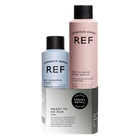 REF Hold & Shine Spray & Dry Shampoo Ready to go duo