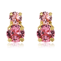 CAROLINE SVEDBOM Leah øreringe Rose crystal / rhodium