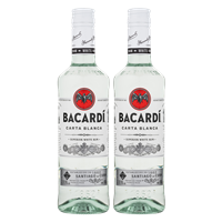 BACARDI Rum Carta Blanca 2-pack
