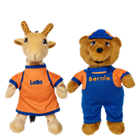 LOLLO & BERNIE Lollo & Bernie – sett med kosedyr