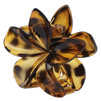 SUI AVA Plumeria Big -hiusklipsi Clarity, Golden Brown