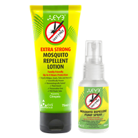 THEYE Mosquito Lotion 75 ml & Insect Repellent Tropical Strength Spray 50 ml