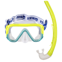 MARES Combo Keewee Jr. snorkelset Yellow Aqua, Junior 8-14 yrs