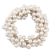 SUI AVA Classic Pearl -hiuslenkki Beige