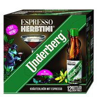 UNDERBERG Espresso Herbtini Miniatures 12 x 2 cl