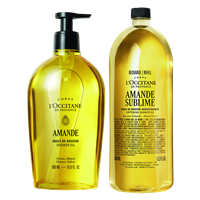 L'OCCITANE Almond Shower Oil 500 ml + refill