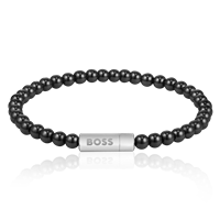 HUGO BOSS BOSS armbånd Stainless steel & black onyx