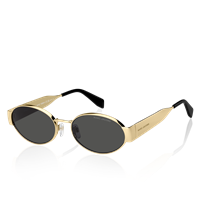 MARC JACOBS Gold/Black 2 Aurinkolasit Grey lenses