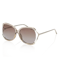 PILGRIM Hella Aurinkolasit Light Brown / Gold