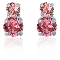 CAROLINE SVEDBOM Leah øreringe Rose crystal / rhodium