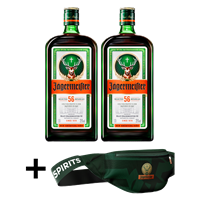 JÄGERMEISTER Original 2-pakkaus vyölaukulla
